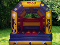 Disco them bouncy castle